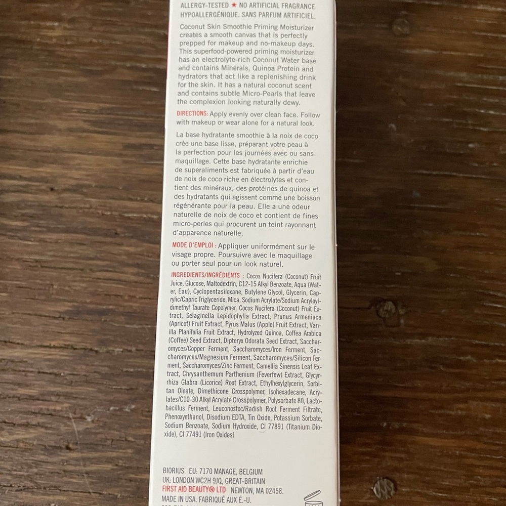 First Aid Beauty Coconut Skin Priming Moisturizer - Picture 2 of 2